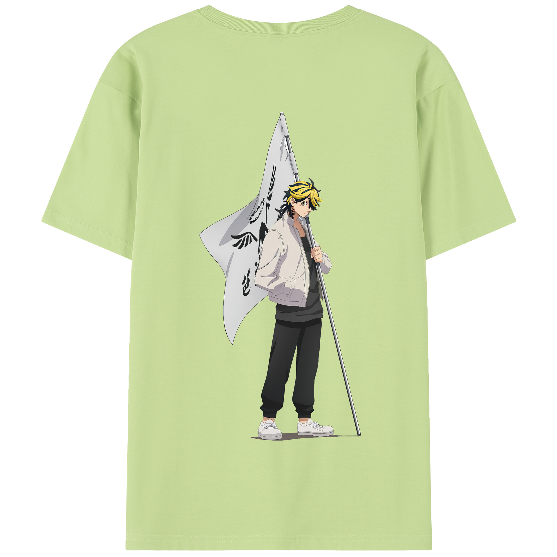（画像用） 東京リベンジャーズ Tokyo Revengers 綿100％半袖Tシャツ（背面プリント）